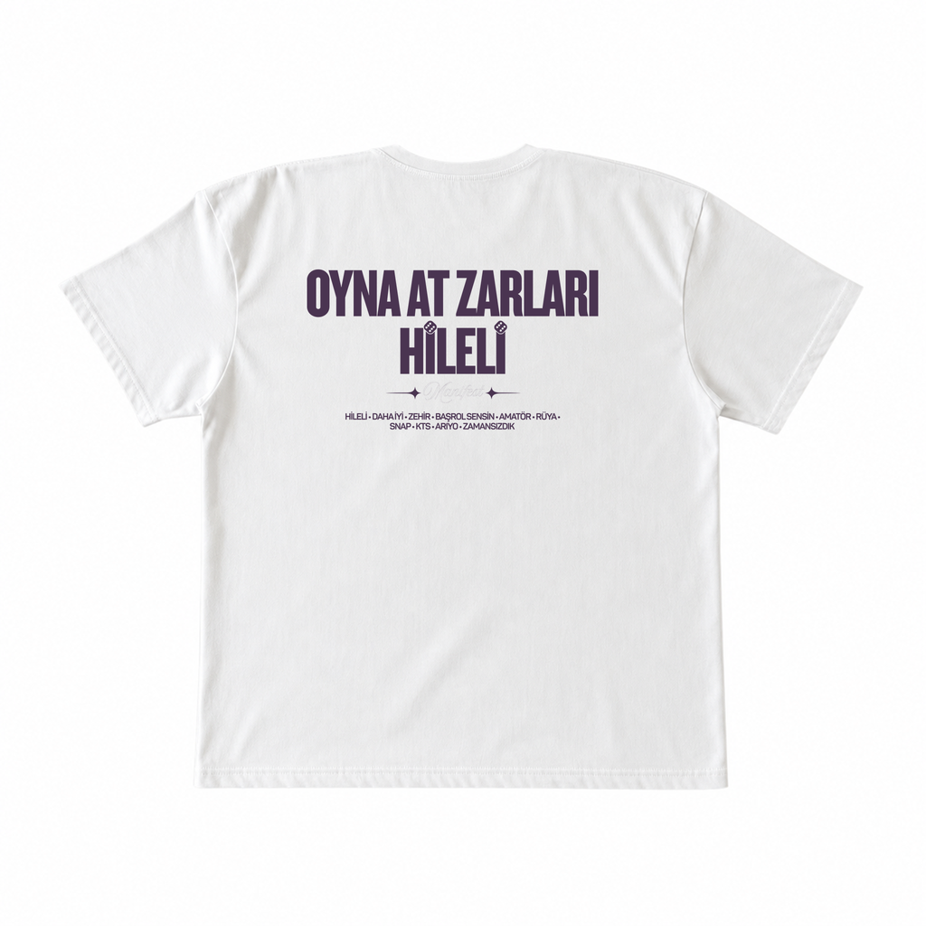 ZENKAI Manifest Hilal Oversize Tişört